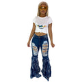Women Ripped Jeans Pants