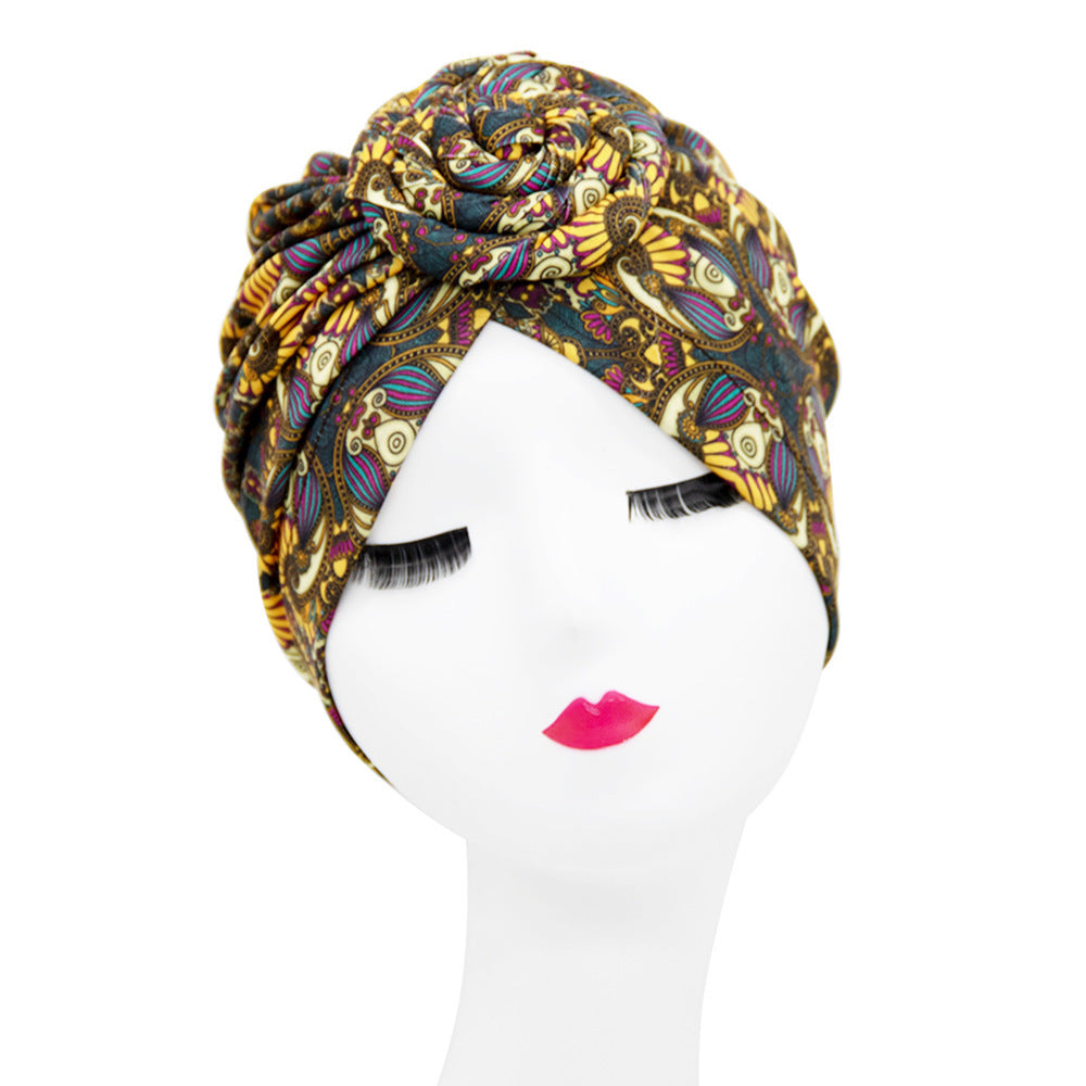 African Handmade Turban Hat