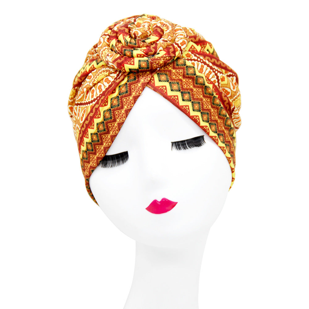 African Handmade Turban Hat