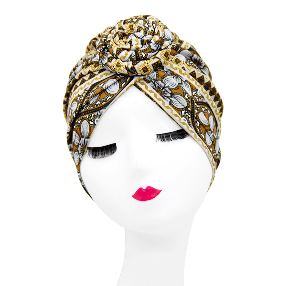 African Handmade Turban Hat