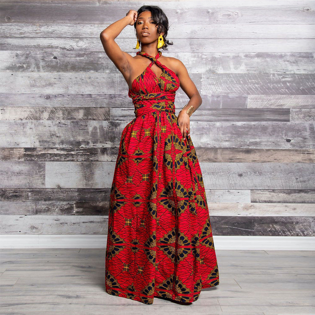 Stylish Multi color Print Dress