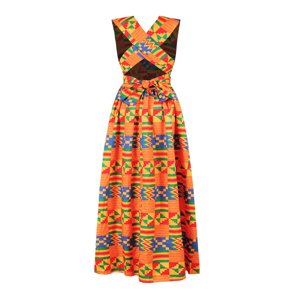 Stylish Multi color Print Dress