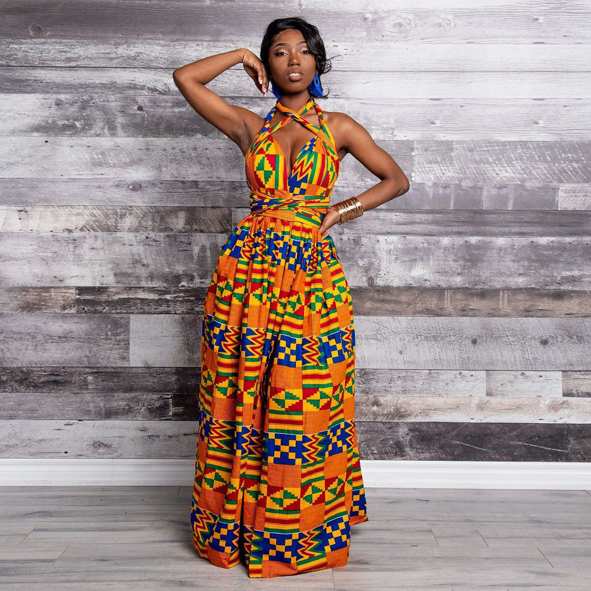 Stylish Multi color Print Dress