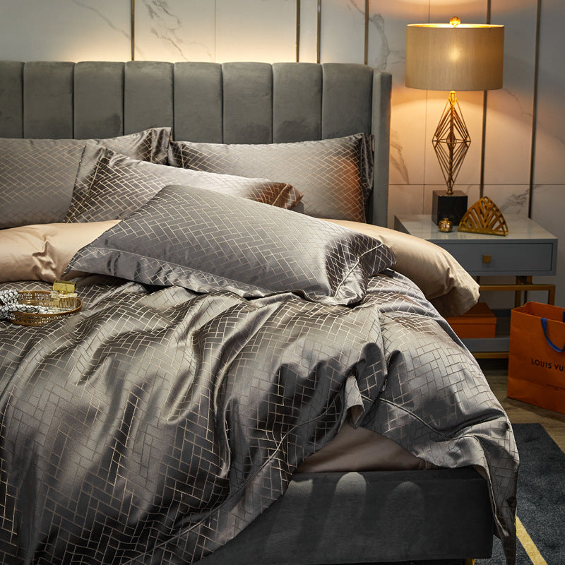 Luxury High-end Brocade Four-piece Bedding