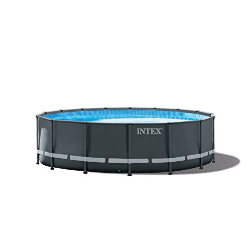 INTEX 26325EH Ultra XTR Deluxe Above Ground Swimming Pool Set: 16ft x 48in – Includes 1500 GPH Cartridge Sand Filter Pump – SuperTough Puncture Resistant – Rust Resistant – Easy to Assemble