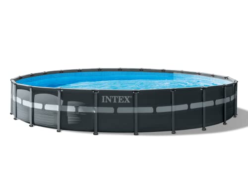 INTEX 26325EH Ultra XTR Deluxe Above Ground Swimming Pool Set: 16ft x 48in – Includes 1500 GPH Cartridge Sand Filter Pump – SuperTough Puncture Resistant – Rust Resistant – Easy to Assemble