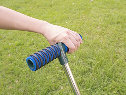 Osaava Rolling Lawn Aerator Garden Yard Rotary Push Tine Heavy Duty Spike Soil Aeration, Manual Rotary Garden Tool, Rolling Aerator New Desing Handheld Push