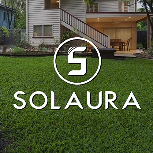 SOLAURA 3-Piece Outdoor Rocking Chairs Bistro Set, Black Iron Patio Furniture with Brown Thickened Cushion & Glass-Top Coffee Table