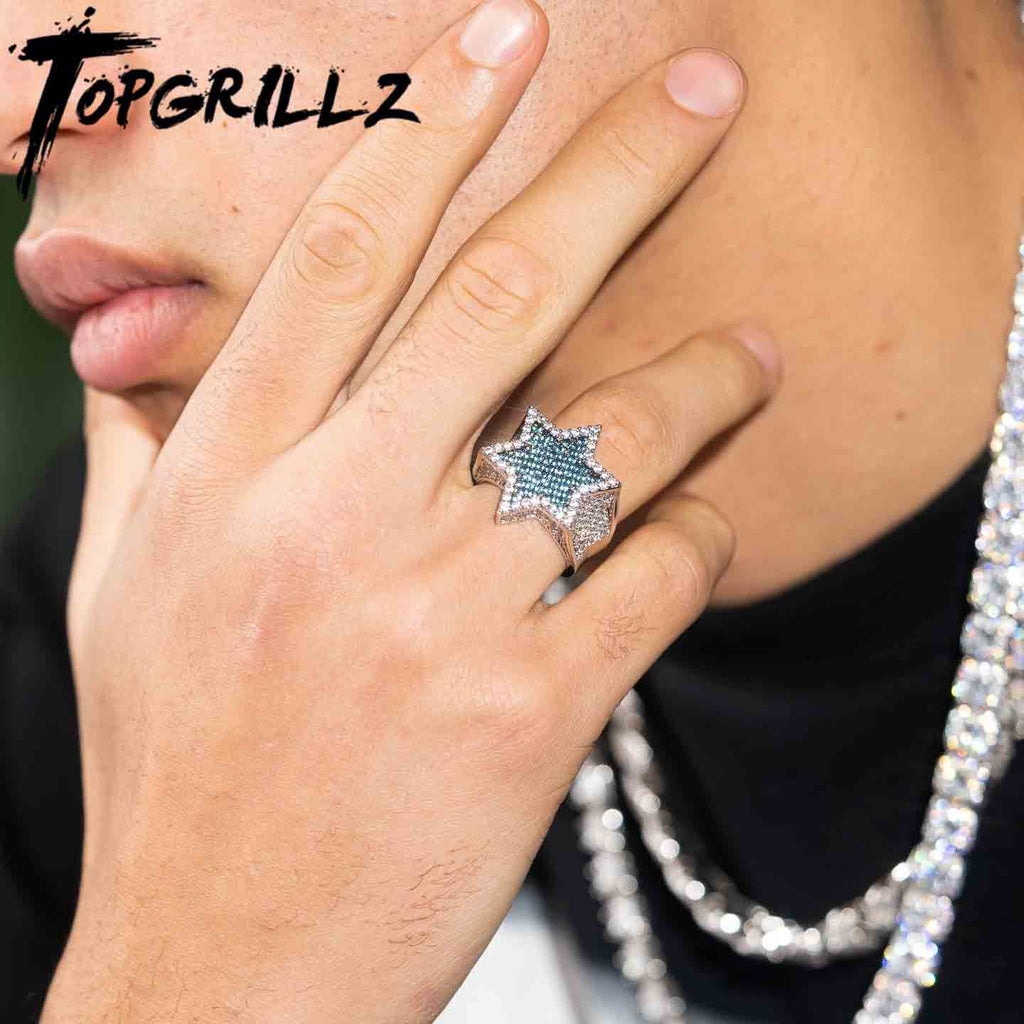 Iced Out Rings For Men/Women Micro Paved