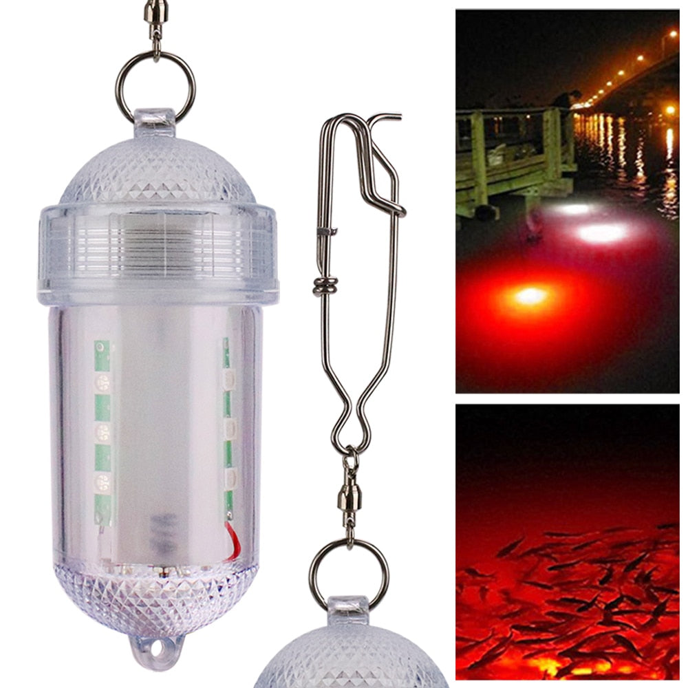 Waterproof Underwater Fishing LED Lure Light Night Fish Attracting Light fishing light underwater Attract Fish Lure