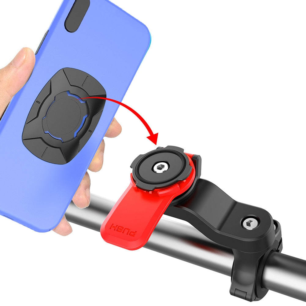 Bike Phone Bracket Holder Adjustable Navigation Phone Stand MTB Scooter Motorcycle Handlebar Support Rack Cycling Accessories