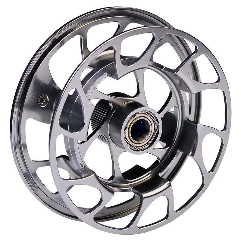 PROBEROS 3+1 BB Fly Fishing Wheel 5/7 7/9 9/10 WT Fly Fishing Reel CNC Machine Cut Large Arbor Die Casting Aluminum Fly Reel
