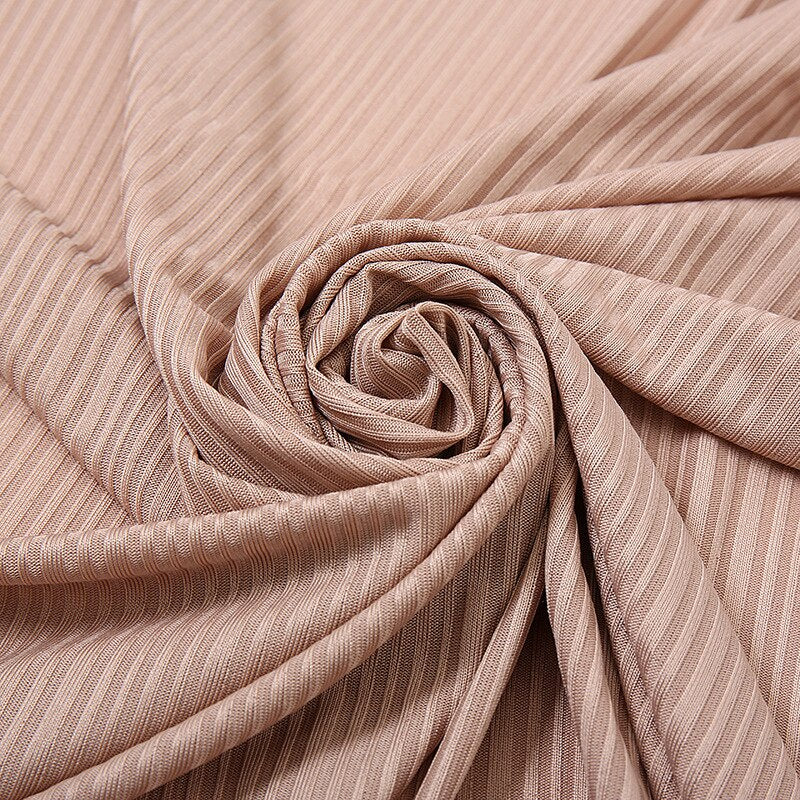 Fashion Pleated Stripe Scarf Women Muslim Jersey Hijabs Shawl hijeb femme Africa Headband Long Islam Underscarf Sjaal Bufandas