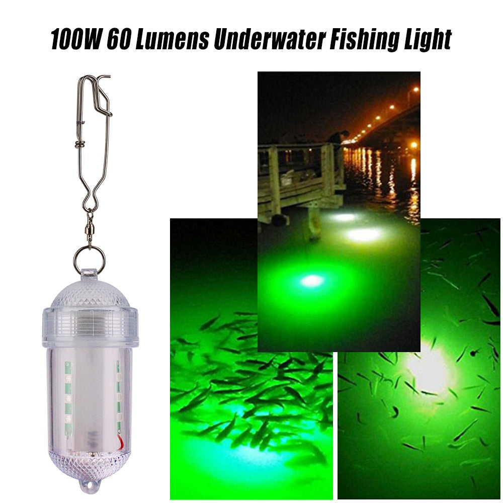 Waterproof Underwater Fishing LED Lure Light Night Fish Attracting Light fishing light underwater Attract Fish Lure