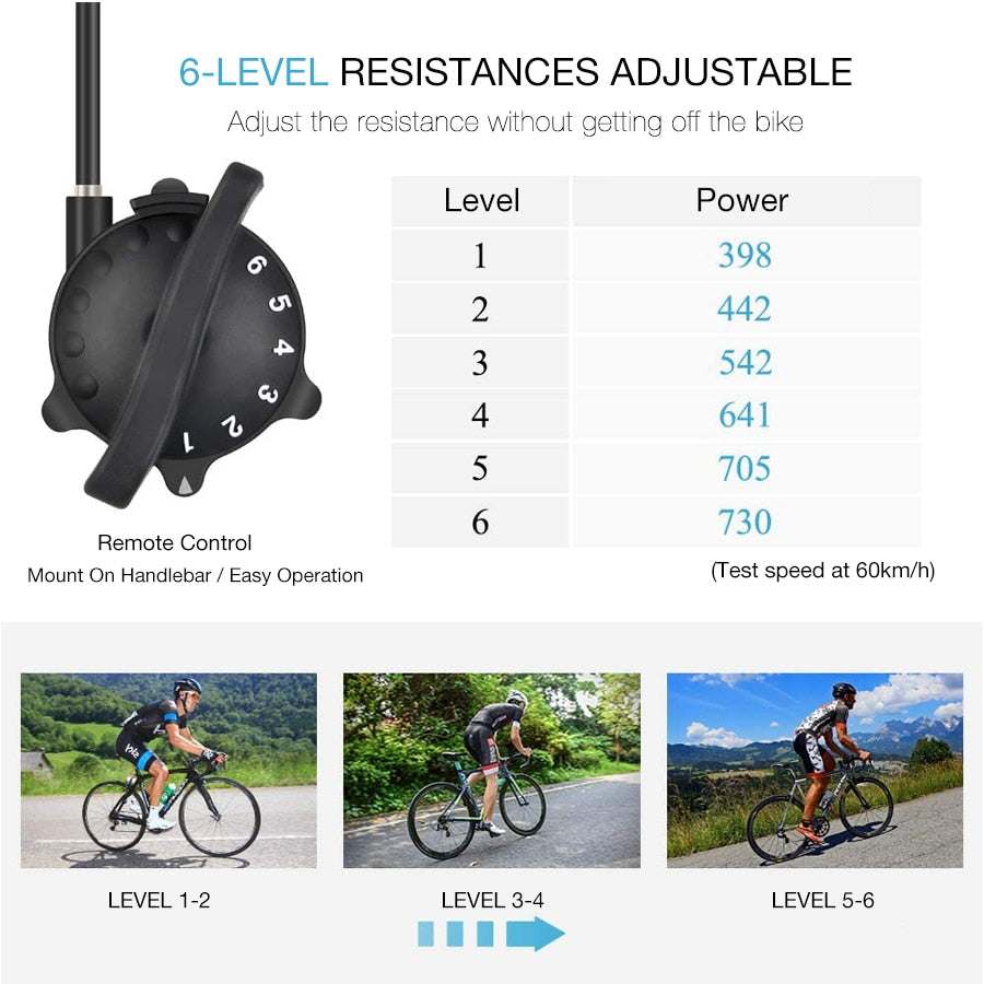 Indoor Exercise Bike Trainer Home Training 6 Speed Magnetic Resistance Bicycle Trainer Road MTB Bike Trainers Cycling Roller