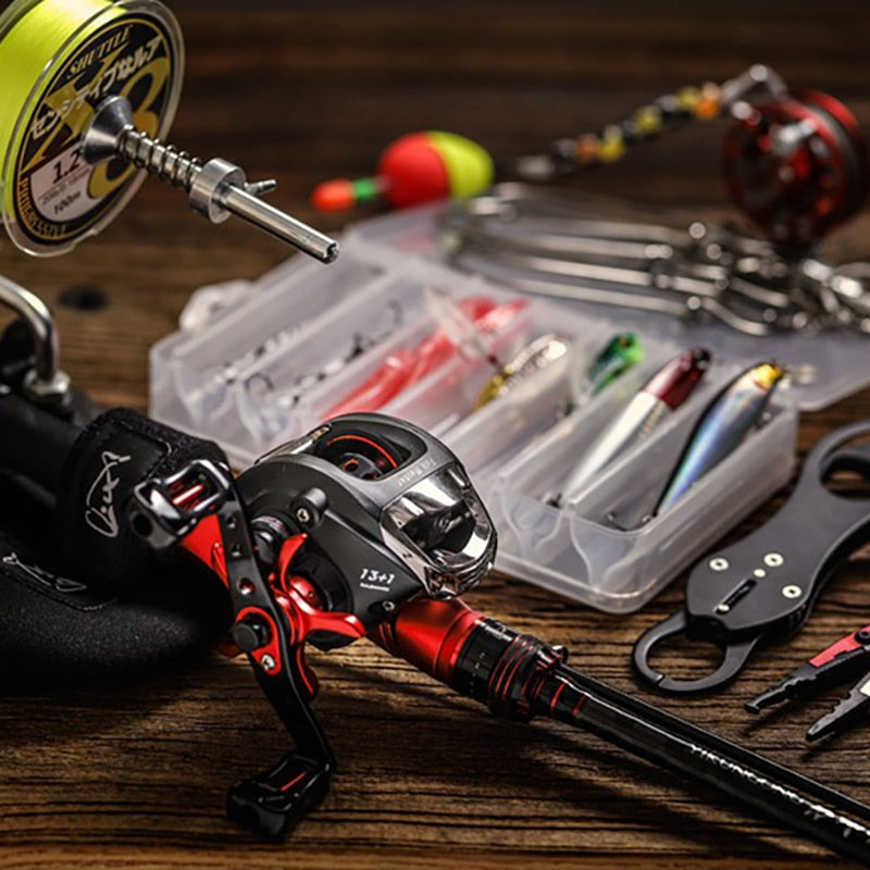 LINNHUE Baitcasting Reel BT2000 8kg Drag SFS Double Brake System Saltwater Reel 6.3:1 High Speed Metal Spare Spool Fishing Reel