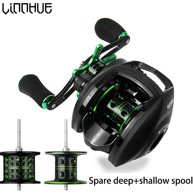 Baitcasting Reel BS2000 8.1:1 High Speed Fishing Reel 8KG Max Drag