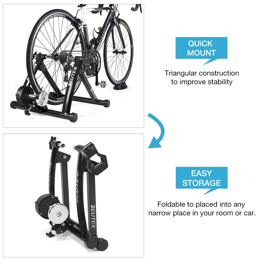 Indoor Exercise Bike Trainer Home Training 6 Speed Magnetic Resistance Bicycle Trainer Road MTB Bike Trainers Cycling Roller