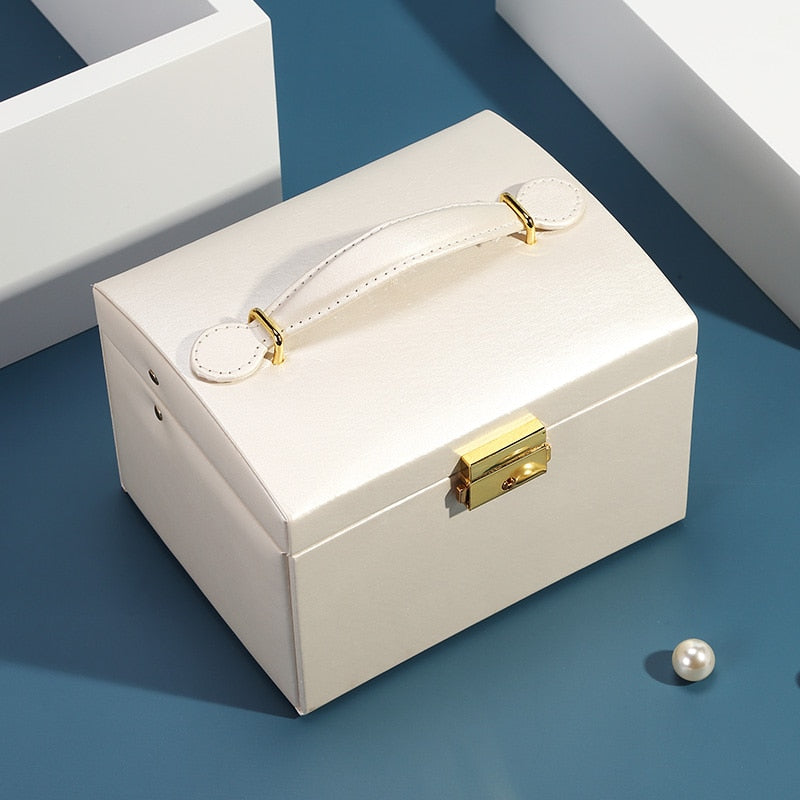 Casegrace Large Jewelry Box PU Leather  Storage Case