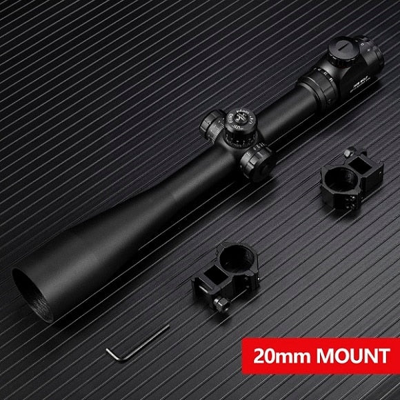 Fire Wolf 10-40x50 E Scope Long Range Riflescope Side Wheel Parallax Optic Sight Rifle  Hunting Scopes Sniper Rifle Sight