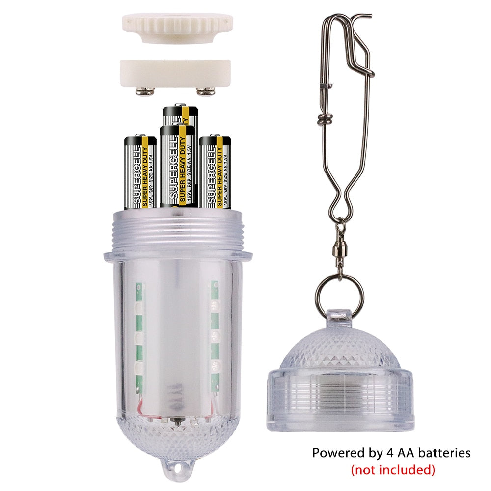 Waterproof Underwater Fishing LED Lure Light Night Fish Attracting Light fishing light underwater Attract Fish Lure