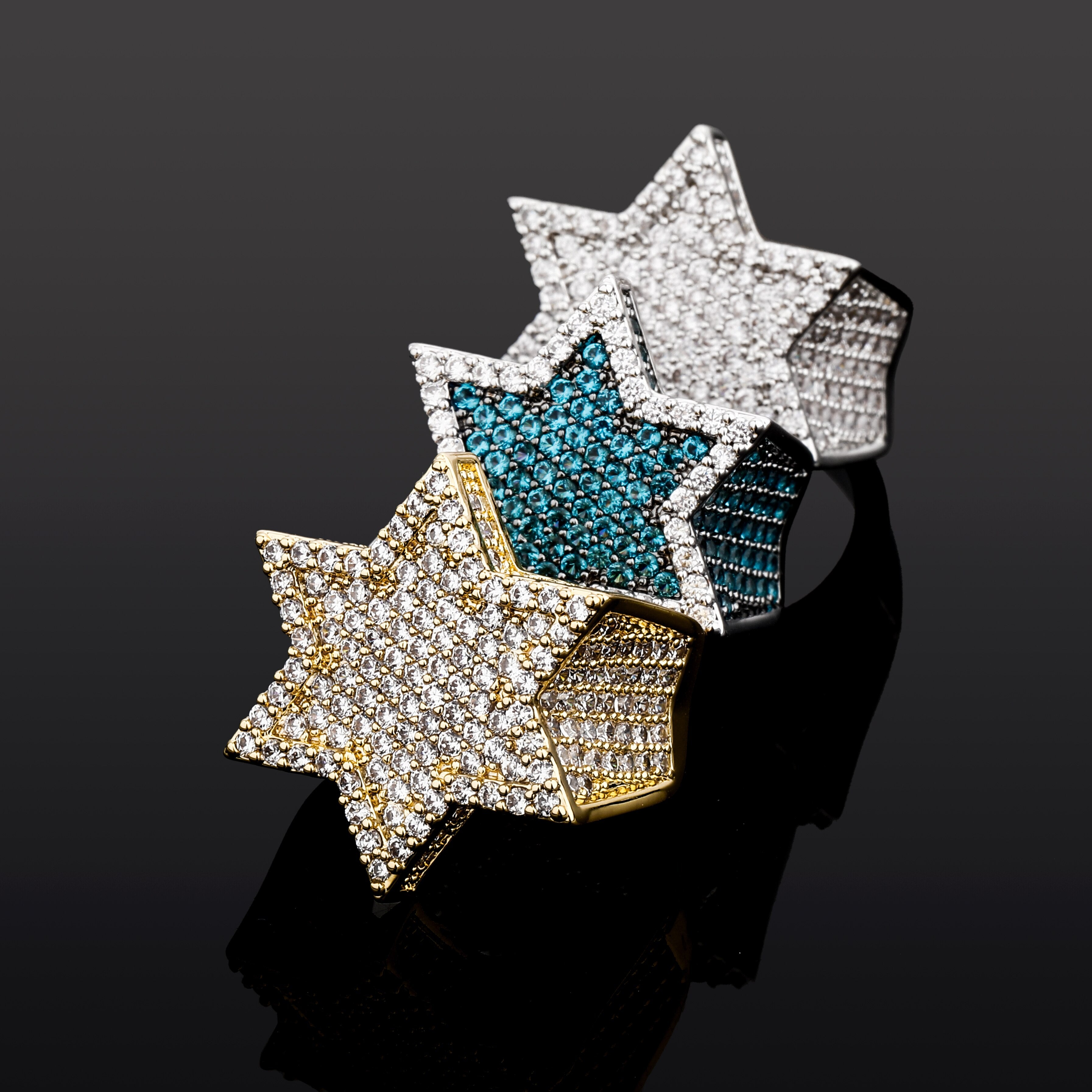 Iced Out Rings For Men/Women Micro Paved