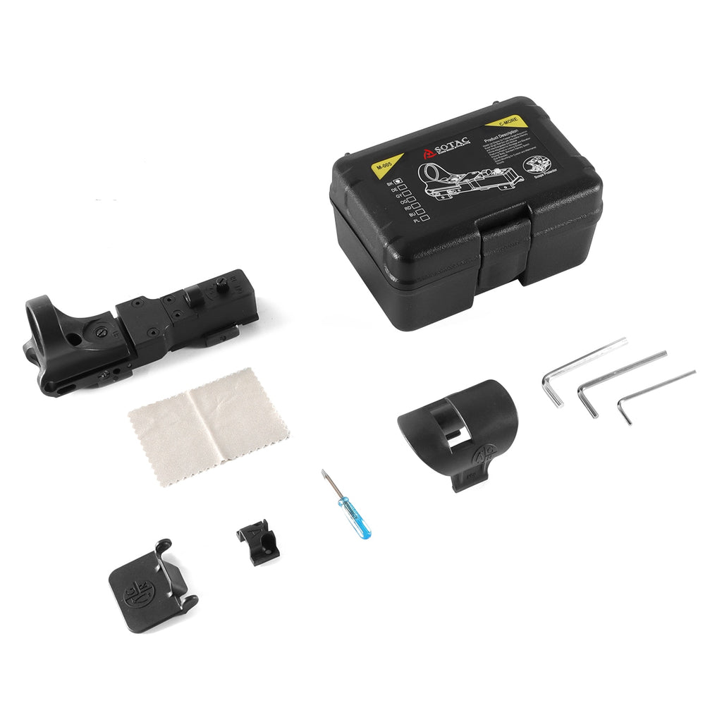 New C-MORE Red Dot Tactical Adjustable 4MOA Red Dot Sight Reflex Optics Sight IPSC Sight