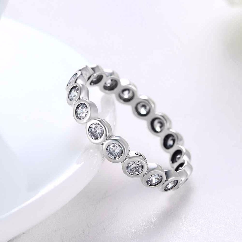 Silver Engagement Ring
