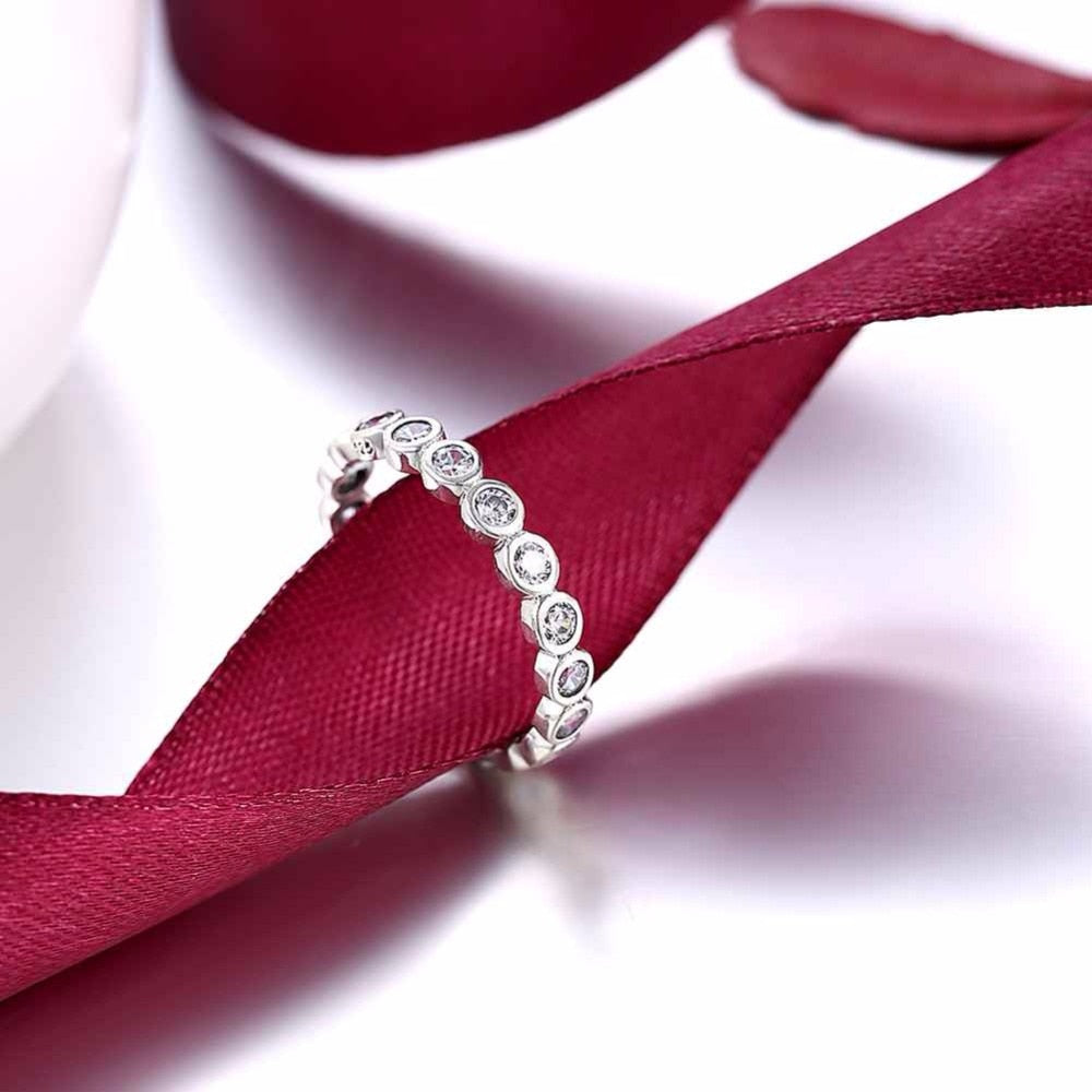 Silver Engagement Ring