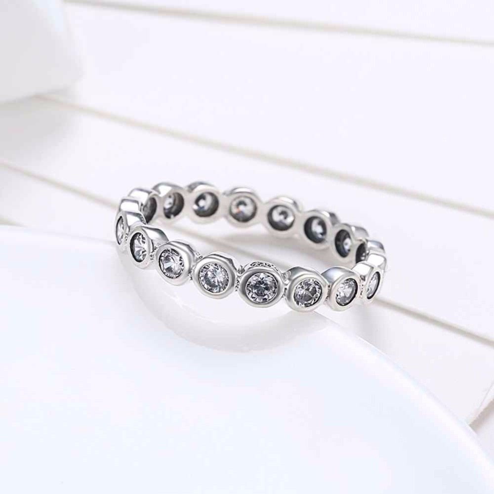 Silver Engagement Ring
