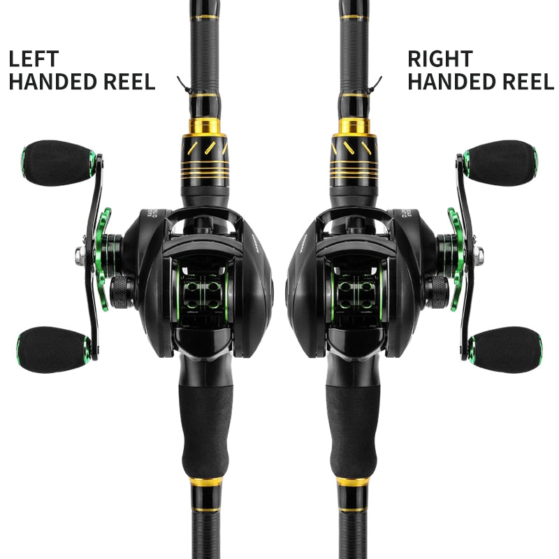 Baitcasting Reel BS2000 8.1:1 High Speed Fishing Reel 8KG Max Drag