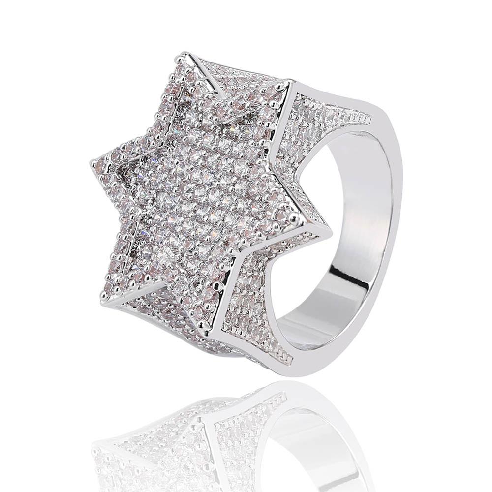 Iced Out Rings For Men/Women Micro Paved
