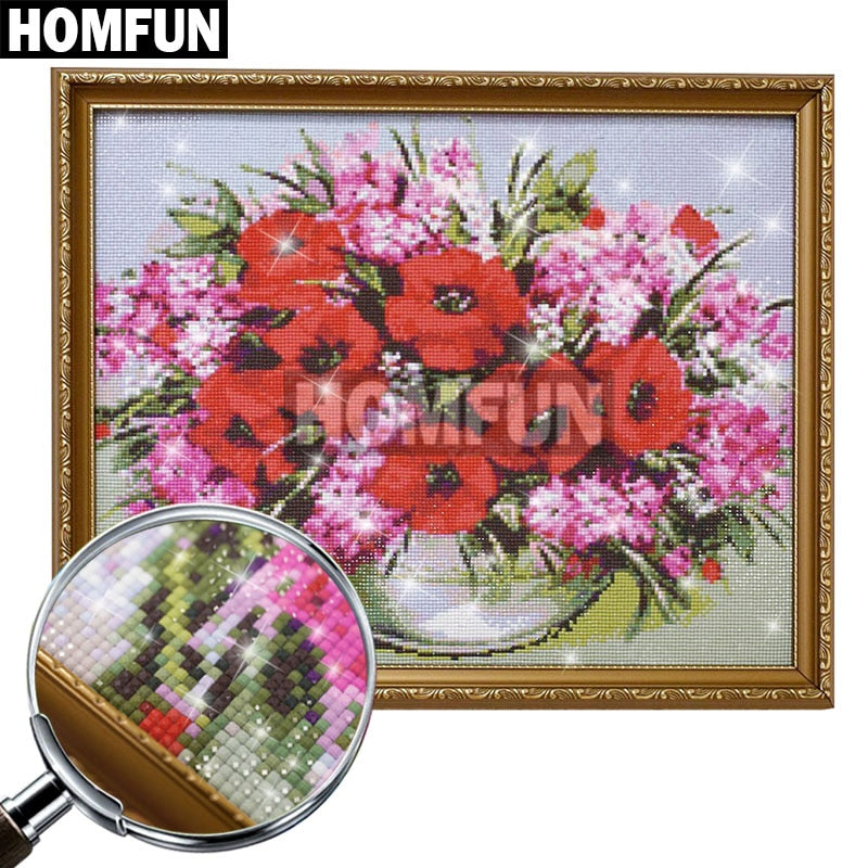 HOMFUN Full Square/Round Drill 5D DIY Diamond Painting "Religious Mandala" 3D Embroidery Cross Stitch 5D Home Decor A14024