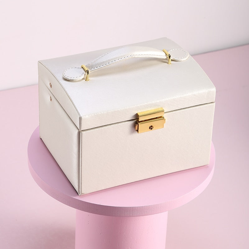 Casegrace Large Jewelry Box PU Leather  Storage Case