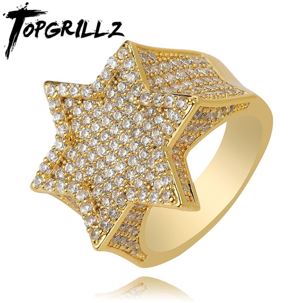 Iced Out Rings For Men/Women Micro Paved