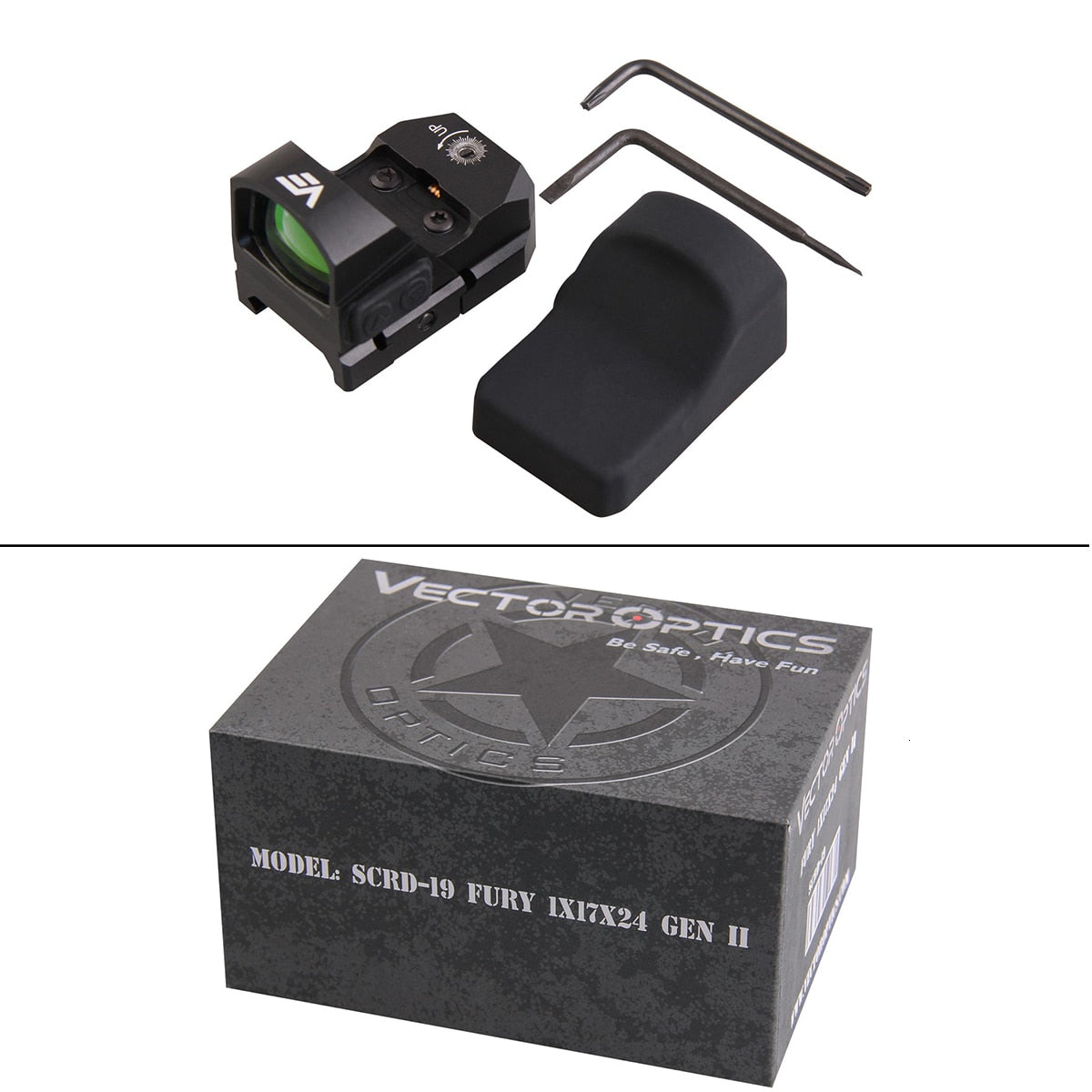 Vector Optics Frenzy 1x17x24 Red Dot Scope Pistol Handgun Sight IPX6 Water Proof Fit 21mm Picatinny GLOCK 17 19 9mm AR15 M4 AK