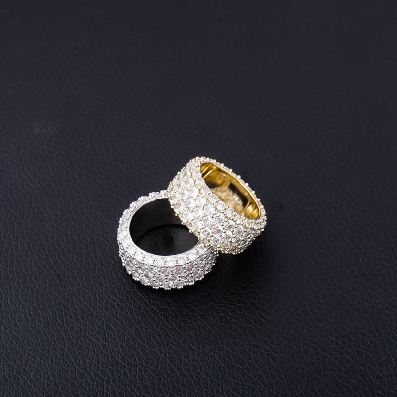 TOPGRILLZ  Iced Out Full Cubic Bling  Rings