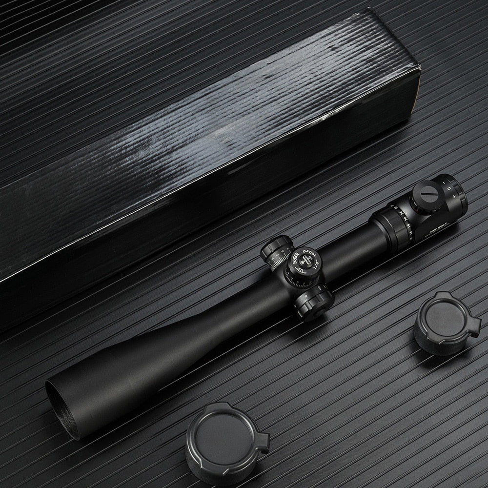 Fire Wolf 10-40x50 E Scope Long Range Riflescope Side Wheel Parallax Optic Sight Rifle  Hunting Scopes Sniper Rifle Sight