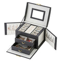 Casegrace Large Jewelry Box PU Leather  Storage Case