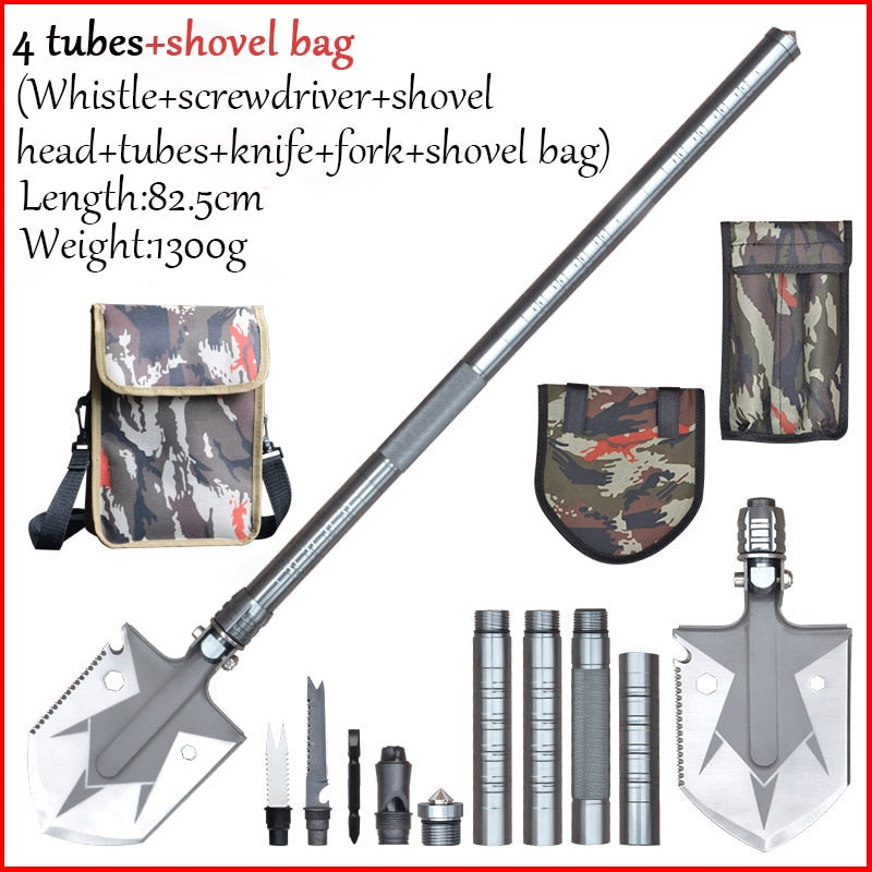 Shovel Survival Outdoor Tool Mini multifunctional shovel survival Tactical Garden Car tool folding shovel Camping Self Defense