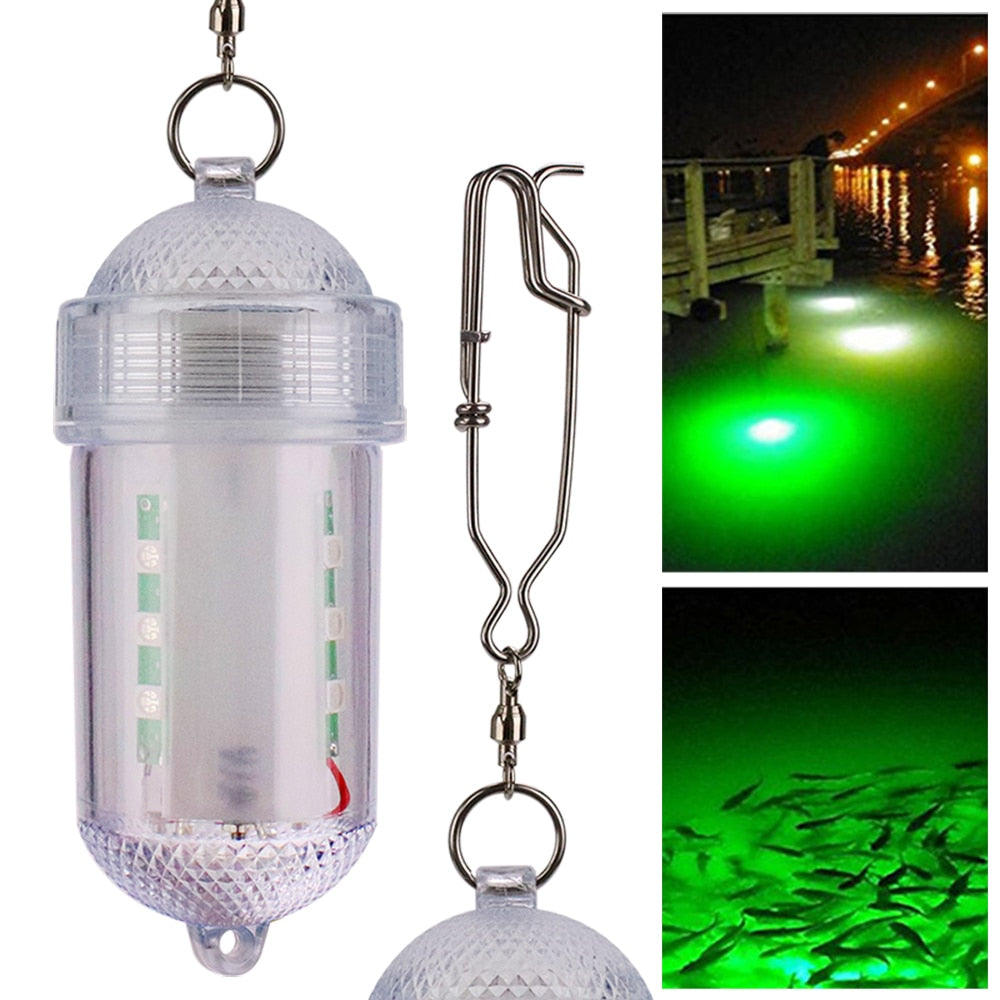 Waterproof Underwater Fishing LED Lure Light Night Fish Attracting Light fishing light underwater Attract Fish Lure