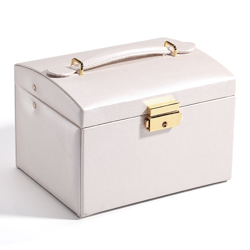 Casegrace Large Jewelry Box PU Leather  Storage Case