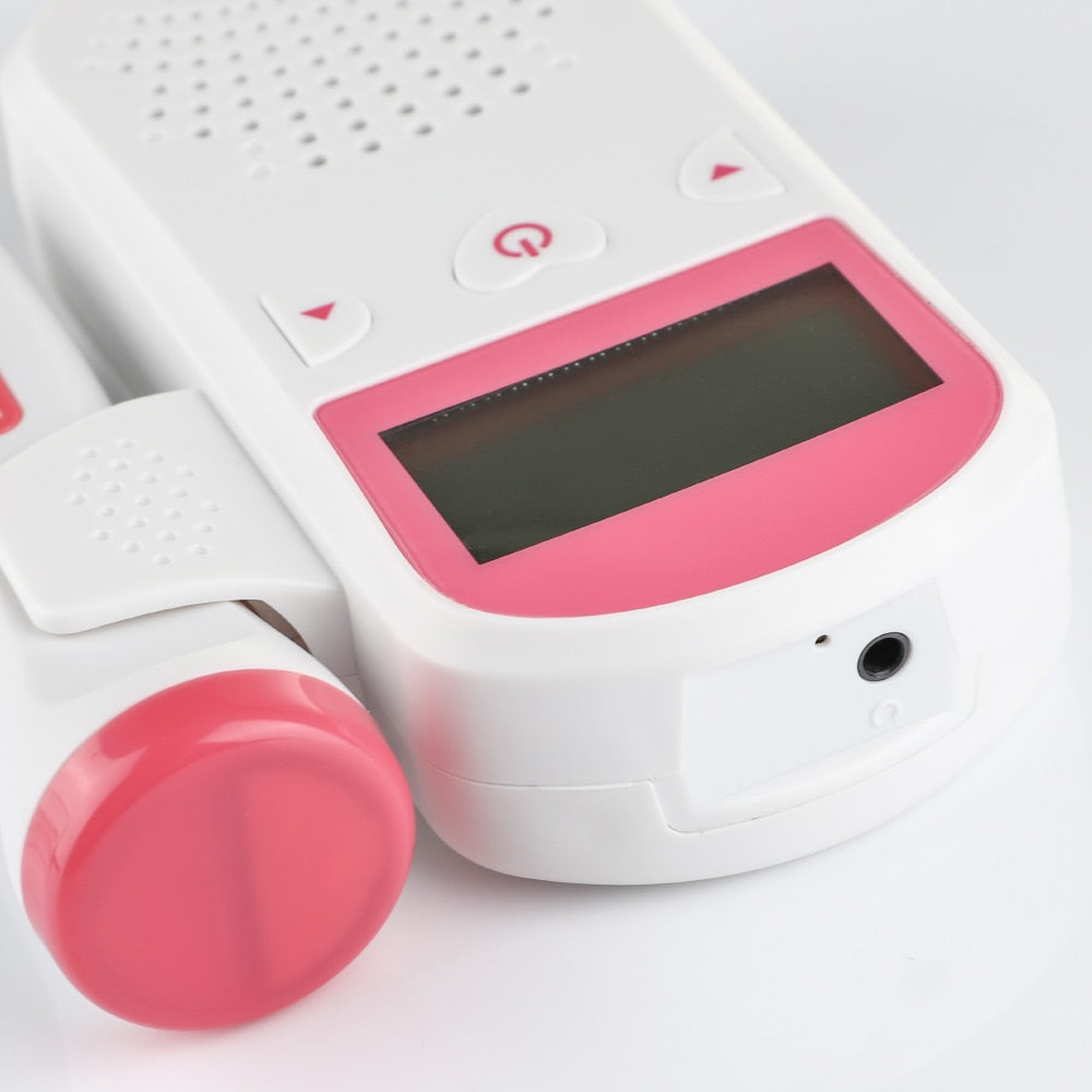 Fetal Doppler Ultrasound Baby Monitor Household Fetus Baby Heartbeat Detector Baby Heart Rate Monitor 2.5MHz No Radiation