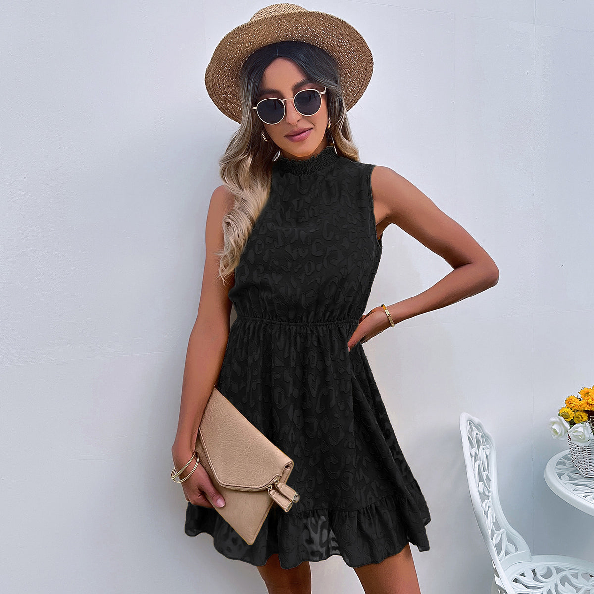 Chiffon Lace Dress