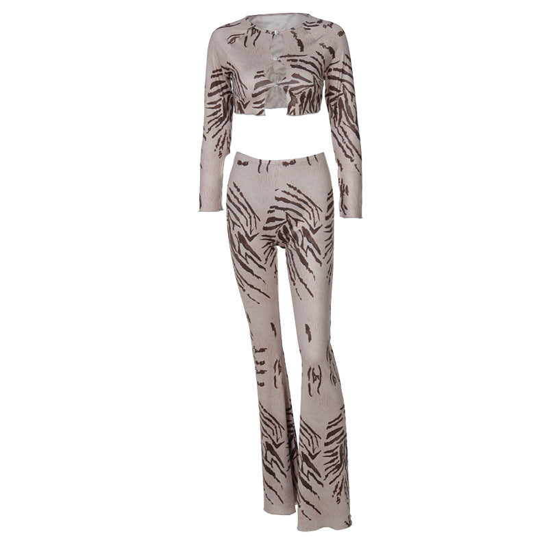 High Waist Slim Fit Set