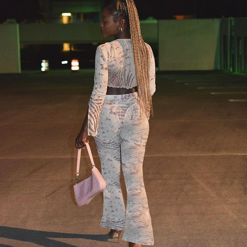 High Waist Slim Fit Set