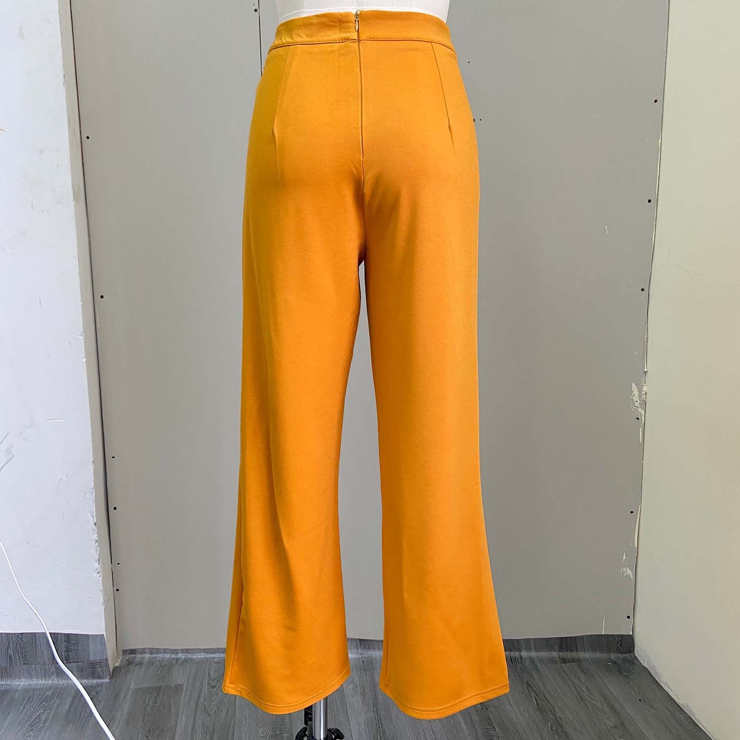 One-Piece Collar Two-Piece Commuting Suit with Dress Pants