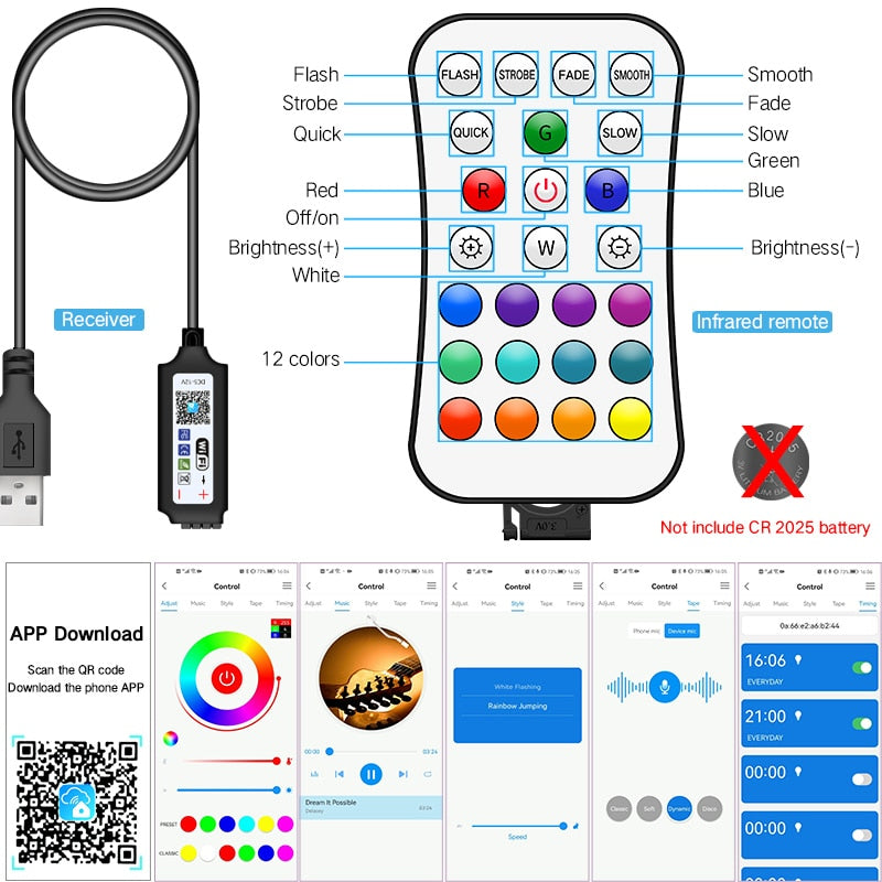 Bluetooth LED Strip Lights