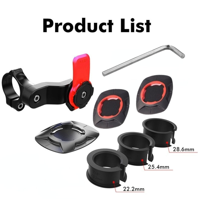 Bike Phone Bracket Holder Adjustable Navigation Phone Stand MTB Scooter Motorcycle Handlebar Support Rack Cycling Accessories