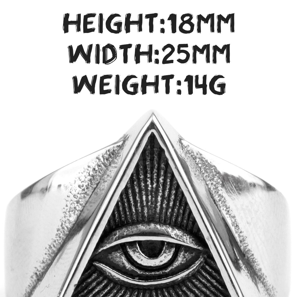 Masonic Stainless Steel Ring